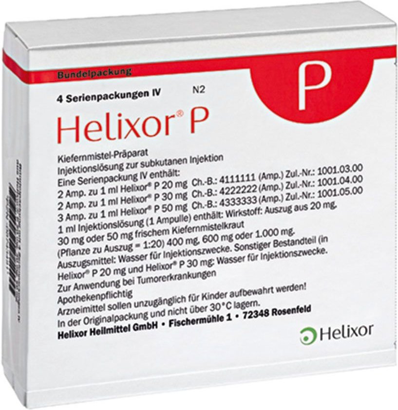 Helixor P Serienpackung IV Ampullen 4x7 St