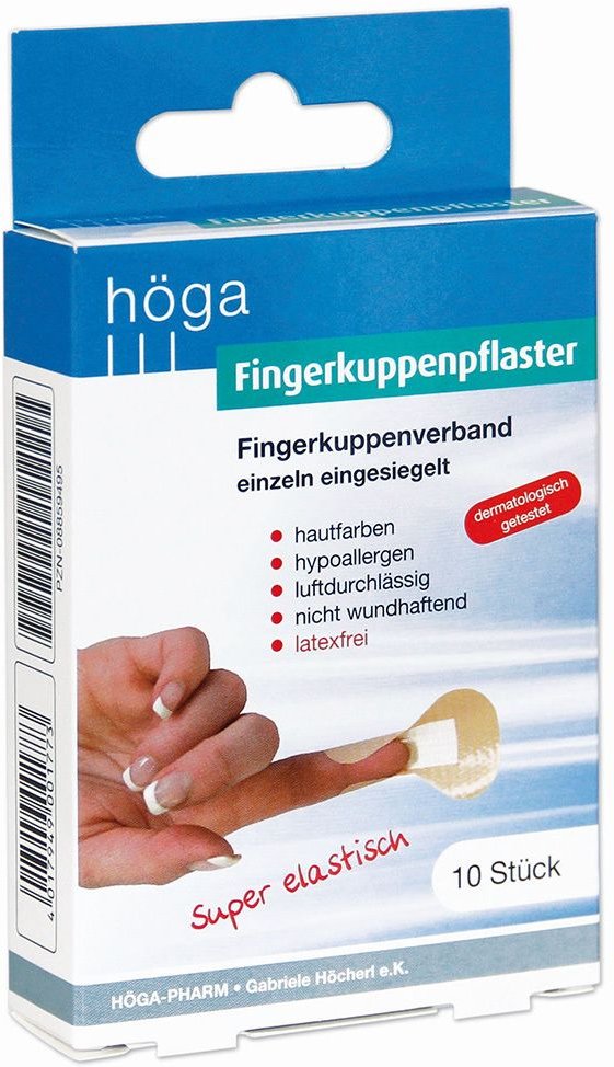 Höga-Fingerkuppen Pflaster 4x7 cm 10 St
