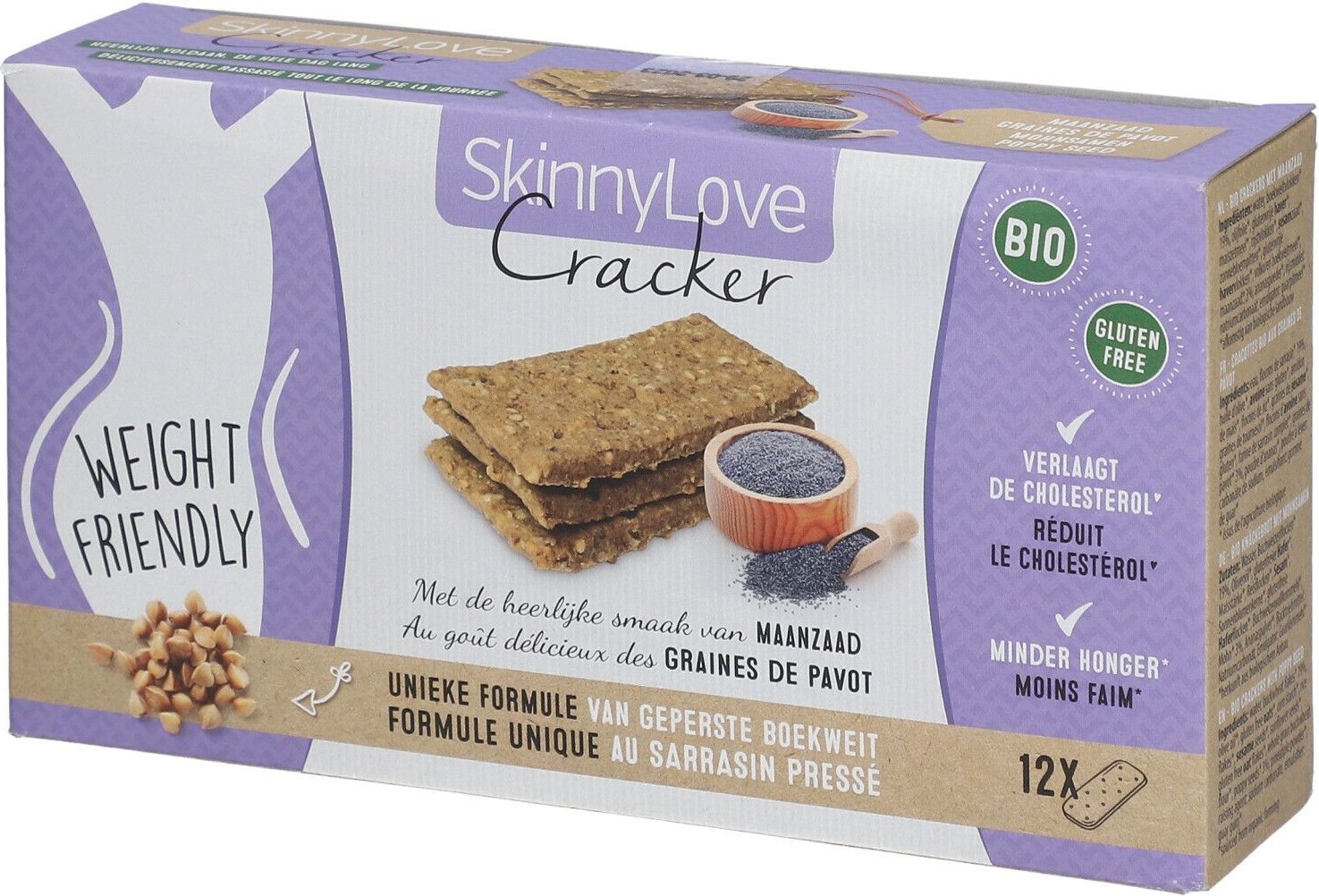 Thumbnail - SkinnyLove Cracker Maanzaad Bio 180 g Futter