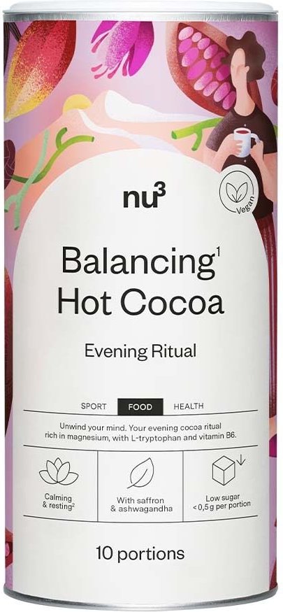 nu3 Balancing Hot Cocoa 200 g Pulver