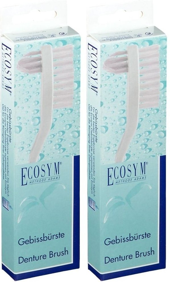Prothesenbuerste Gebiss 2S x2 2x1 St Zahnbürste