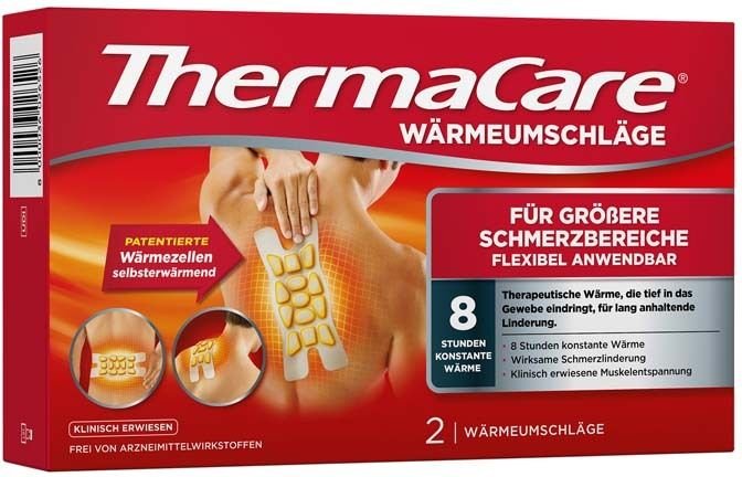 Thermacare für größere Schmerzbereiche 2 St Pflaster