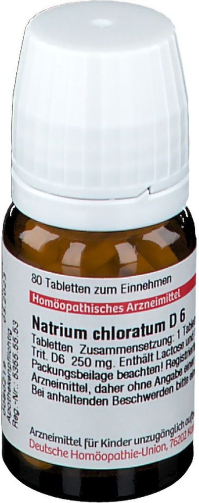 Natrium Chloratum D 6 Tabletten 80 St