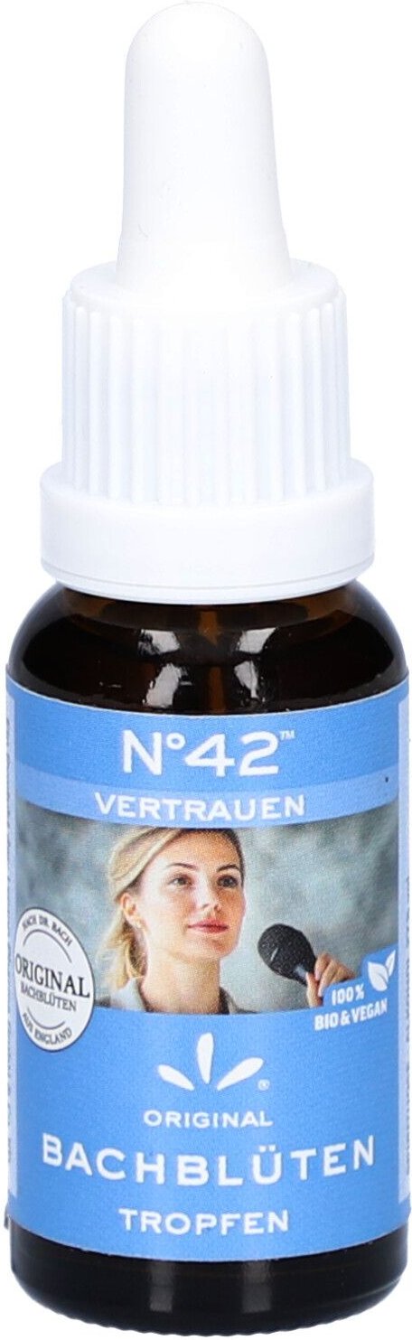 Bachblüten Nr.42 Vertrauen Tropfen 20 ml zum Einnehmen