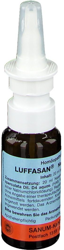Luffasan Nasentropfen zum Sprühen 20 ml Nasenspray