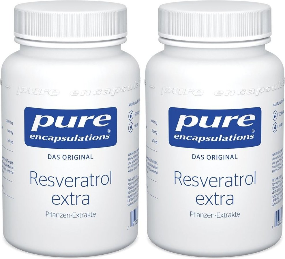 Pure Encapsulations Resveratrol Extra Kapseln 2x 2x60 St