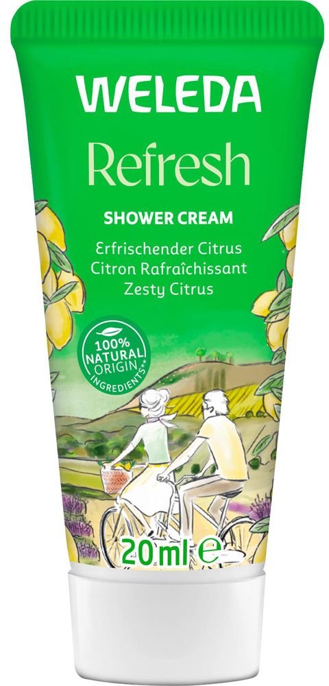 Weleda Refresh Shower Cream Citrus erfrischend 20 ml Duschgel