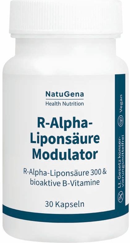 R-Alpha-Liponsäure 300+B12+Folsäure+Biotin Kapseln 30 St