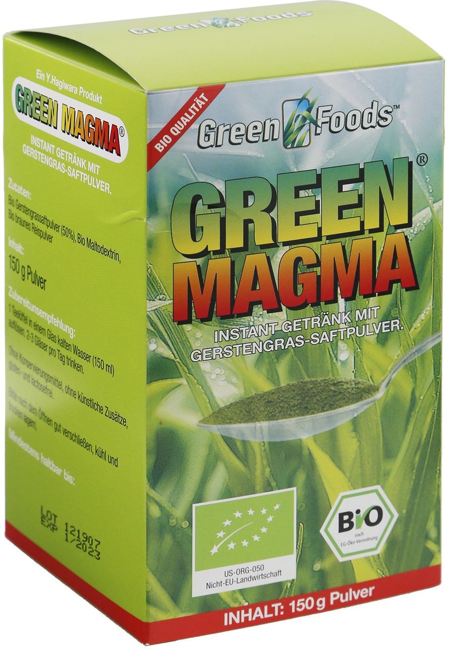 Green Magma Gerstengrasext Bio 150 g Pulver