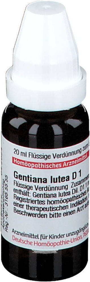Gentiana Lutea D 1 Dilution 20 ml