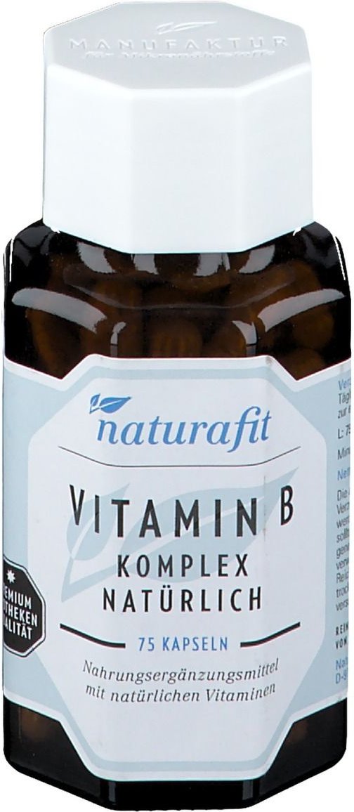 Naturafit Vitamin B Komplex natürlich Kapseln 75 St