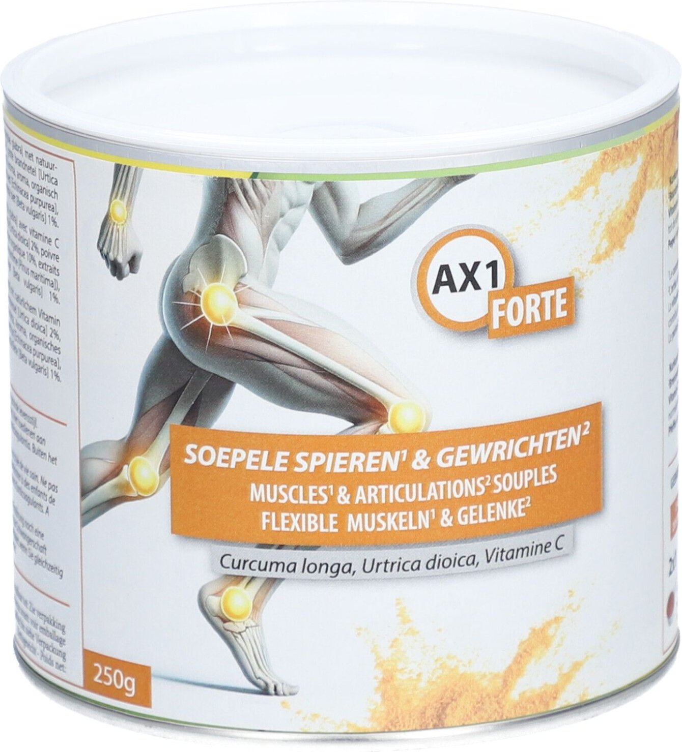 Lombardia Vita Ax1 Forte Pijnvrij Op Een Natuurlijke Manier Gewrichten, Pezen En Spieren 250 g Pulver