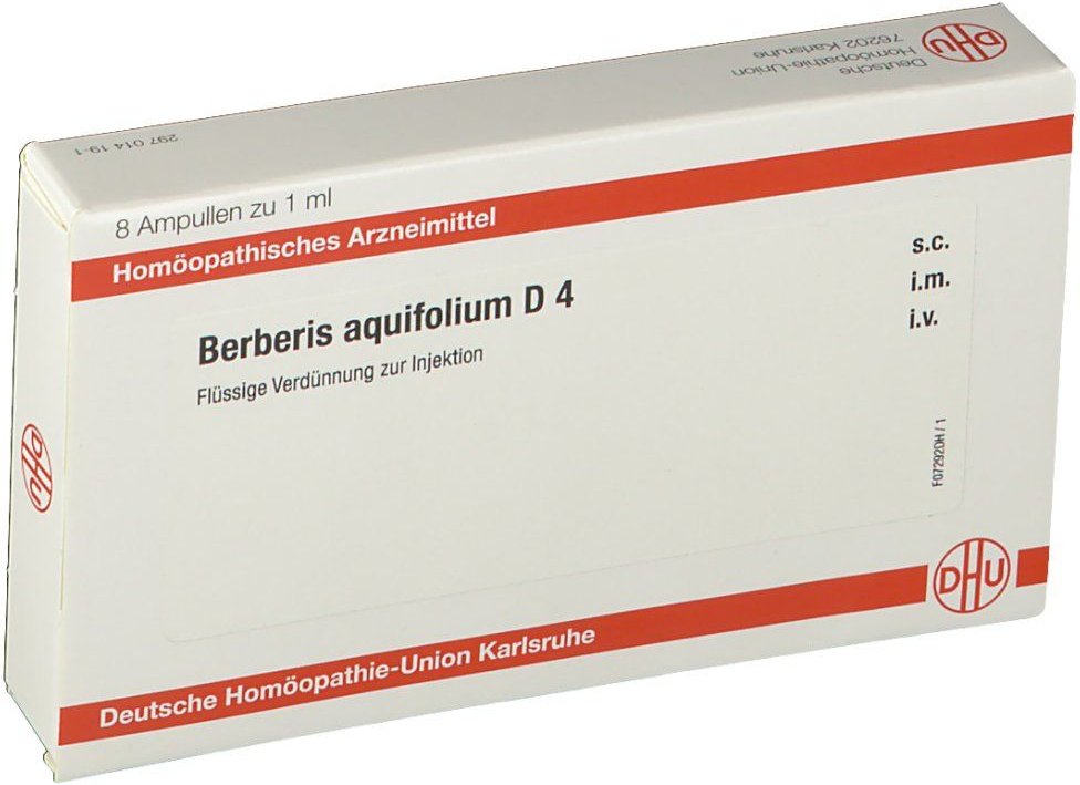 Berberis Aquifolium D 4 Ampullen 8x1 ml