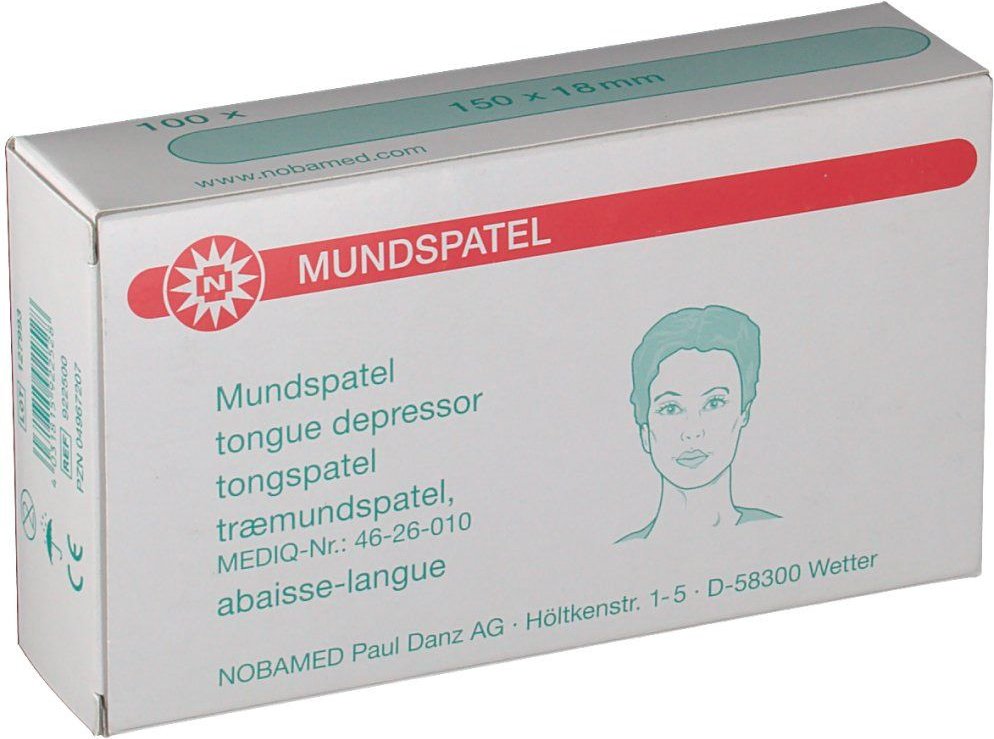 Mundspatel Erwachsene 100 St Zubehör