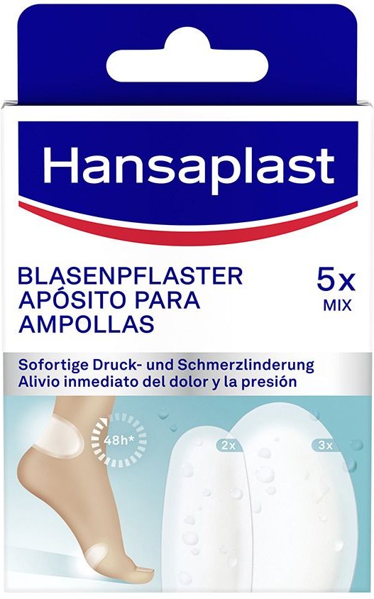 Hansaplast Blasen-Pflaster Mix Pack 5 St Pflaster