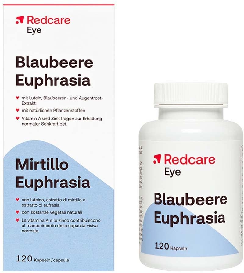 Redcare Blaubeere Euphrasia Kapseln 120 St