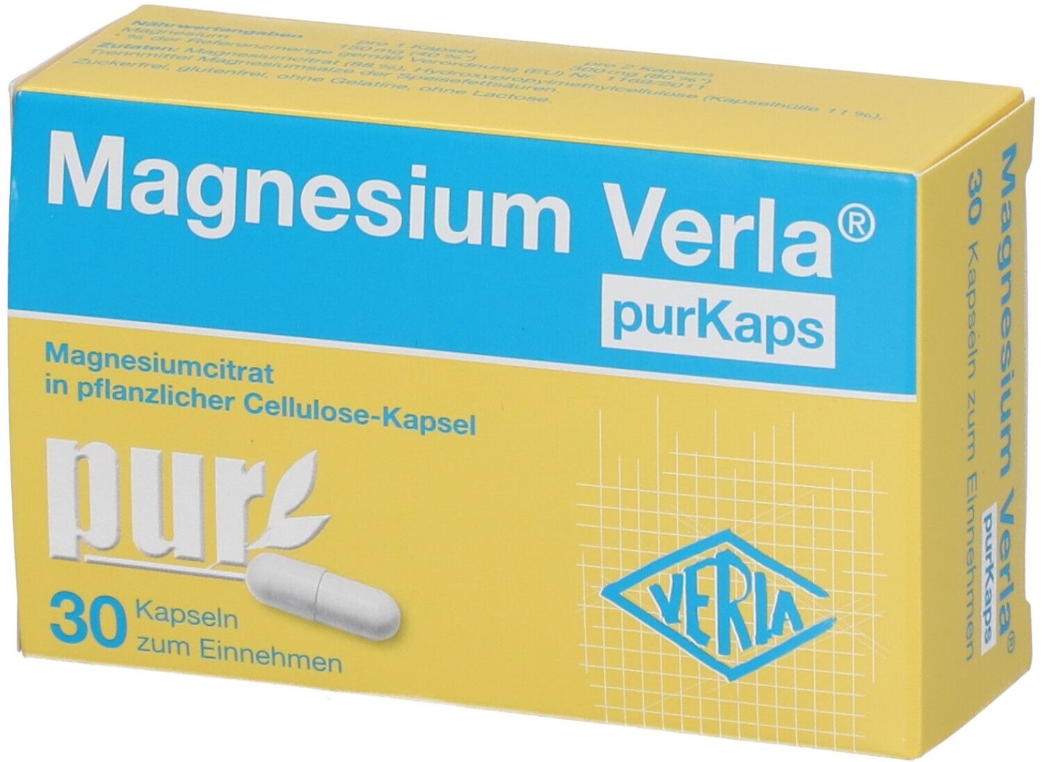 Magnesium Verla purKaps 30 St Kapseln