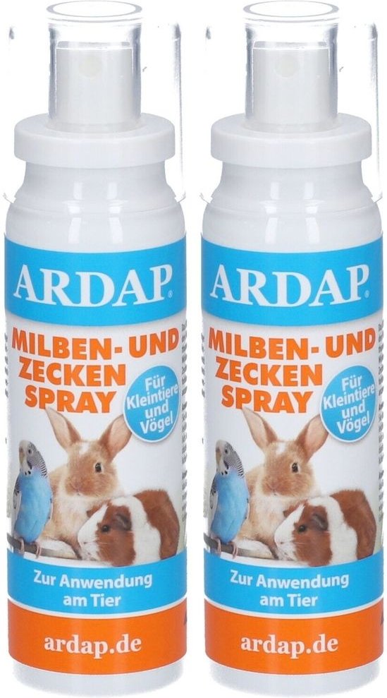 Thumbnail - Ardap Milben- und Zeckenspray für Kleintiere Vögel Doppelpack 2x100 ml Spray