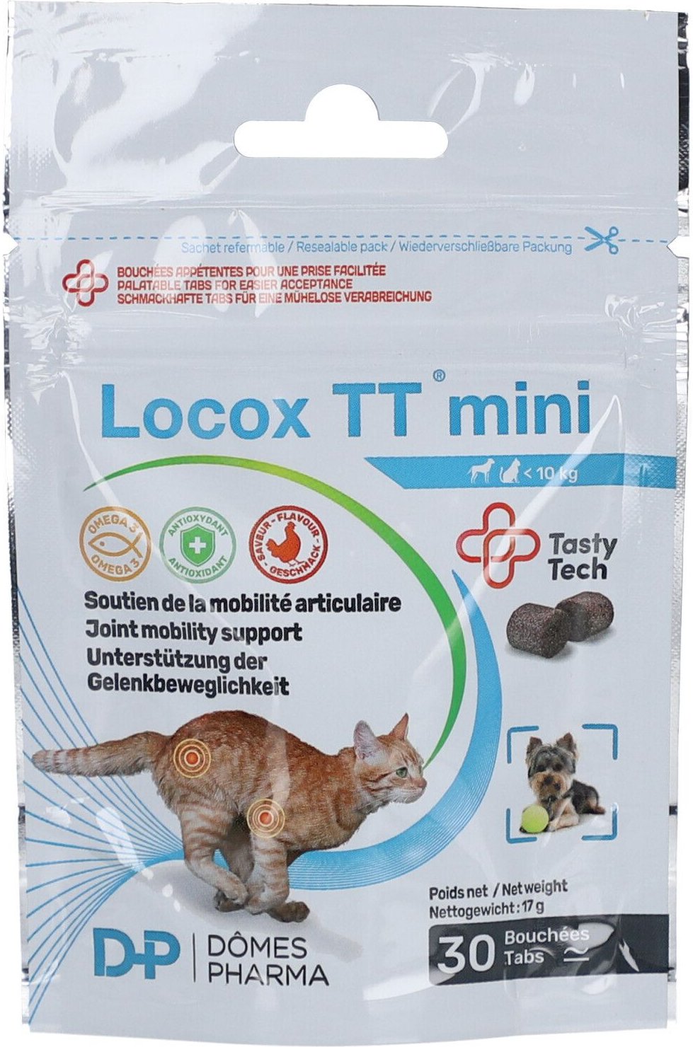 Locox TT mini Erg.Futterm.Tabs f.kl.Hunde/Katzen 1x30 St Tabletten