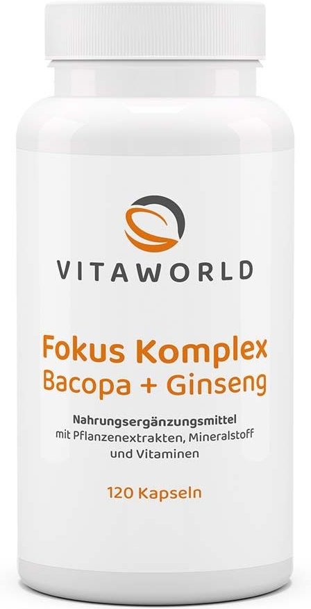 Fokus Komplex Bacopa+Ginseng Kapseln 120 St