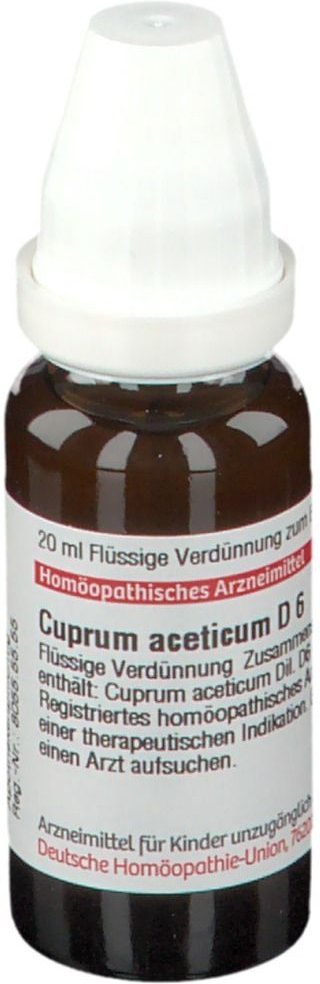 Thumbnail - Cuprum Aceticum D 6 Dilution 20 ml