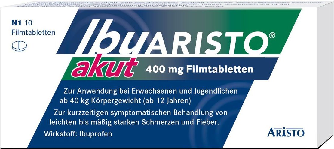Ibuaristo akut 400 mg Filmtabletten 10 St