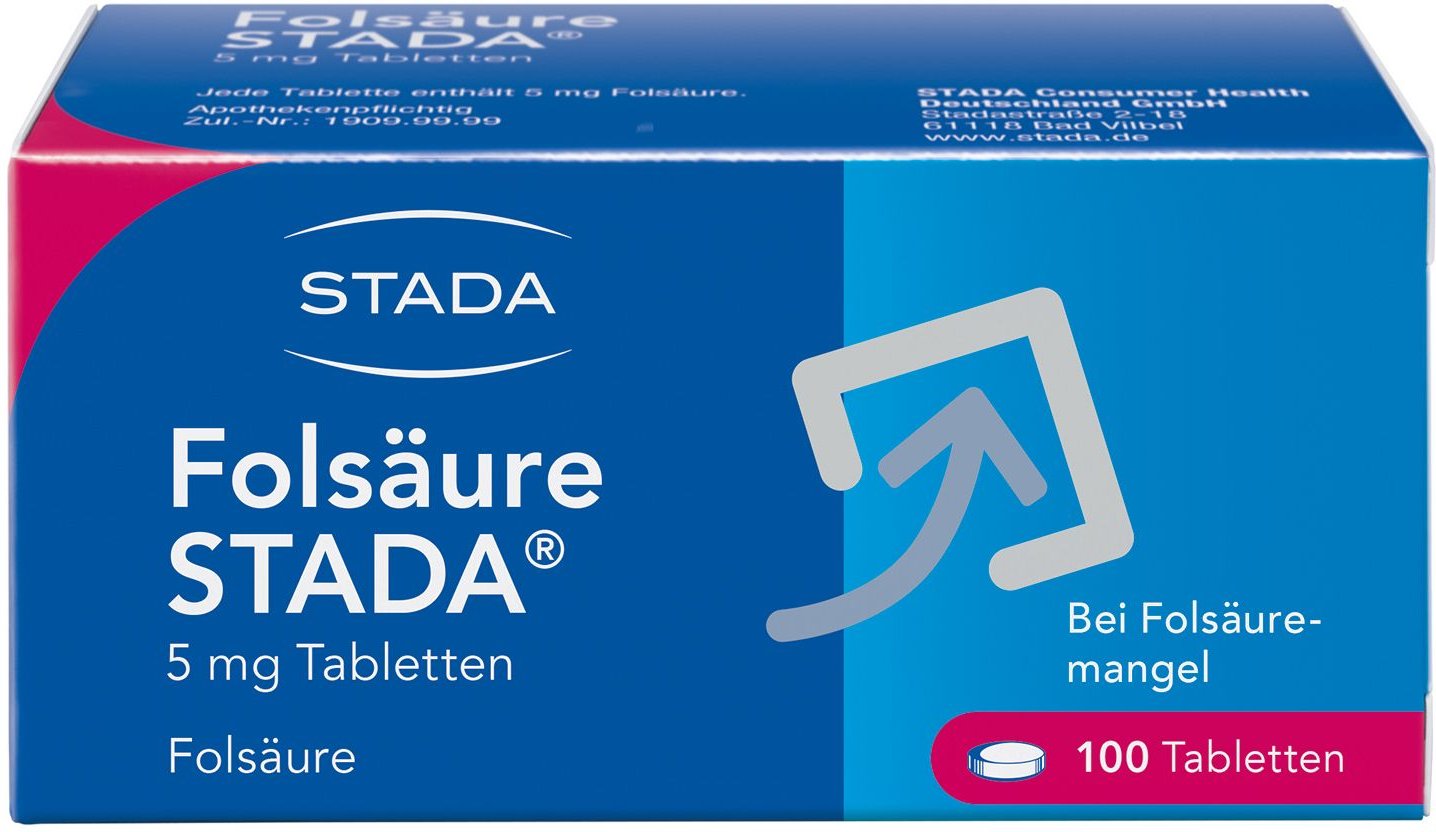 Folsäure STADA 5 mg Tabletten