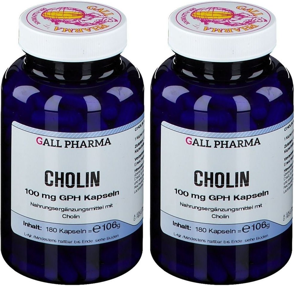 Cholin 100 mg GPH Kapseln 2x 2x180 St