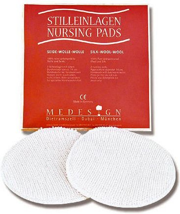 Stilleinlagen Seide/Wolle/Seide 2 St Kompressen