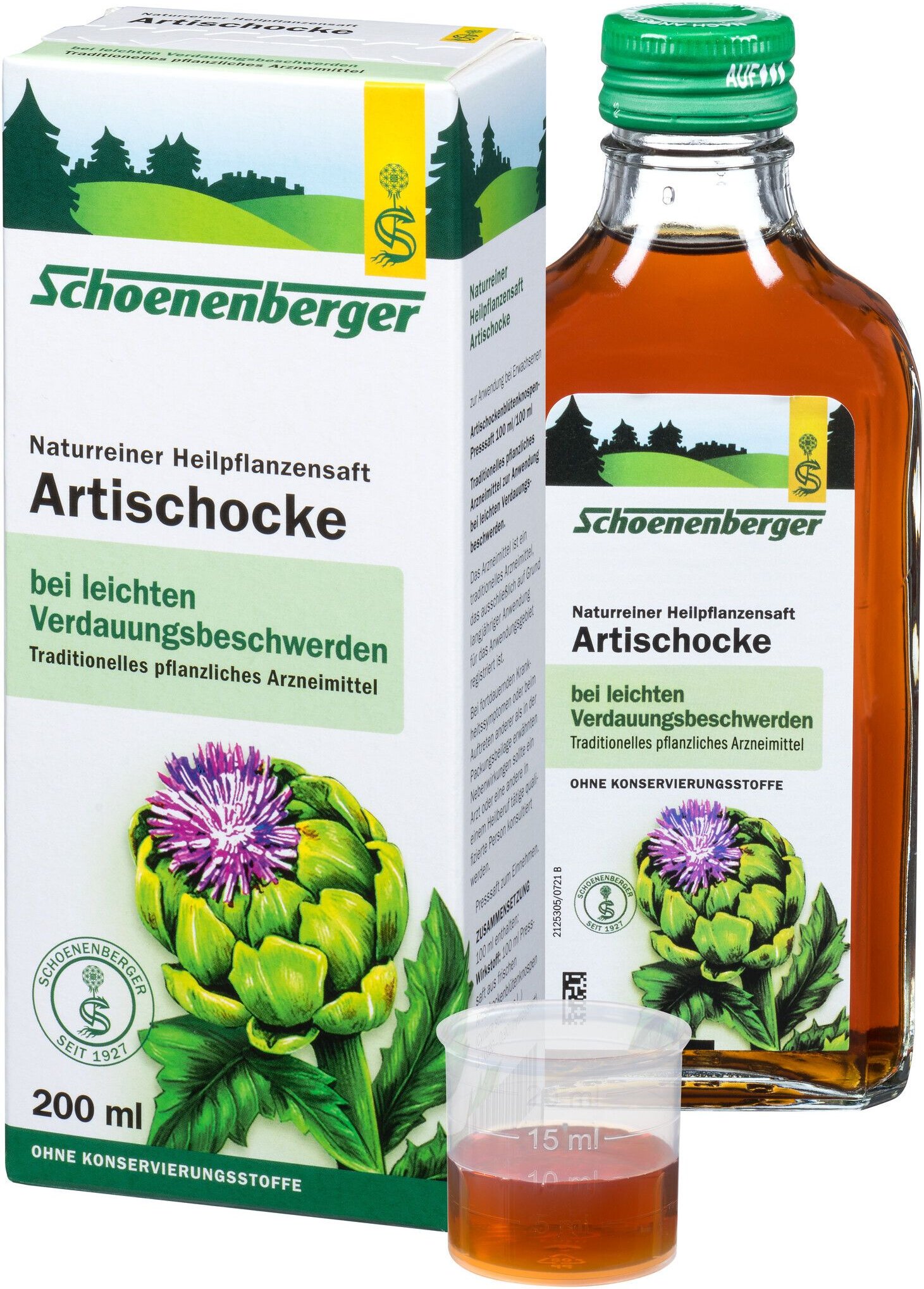 Artischockensaft Schoenenberger 200 ml Saft