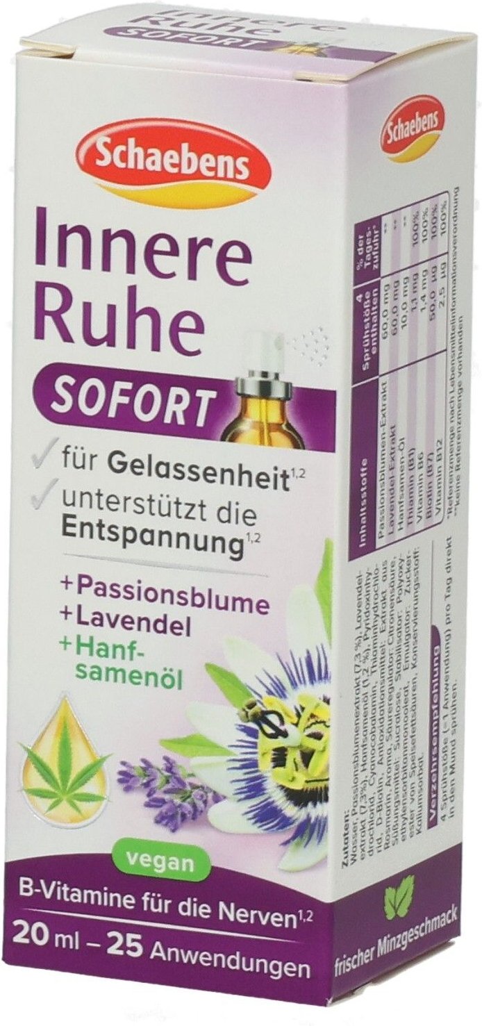 Schaebens Innere Ruhe Sofort-Spray 20 ml Spray