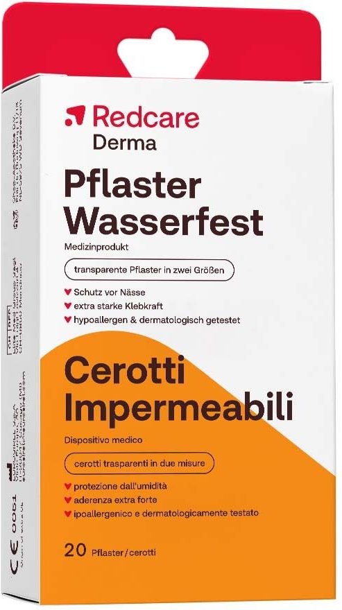 Redcare Derma Pflaster Wasserfest 20 St