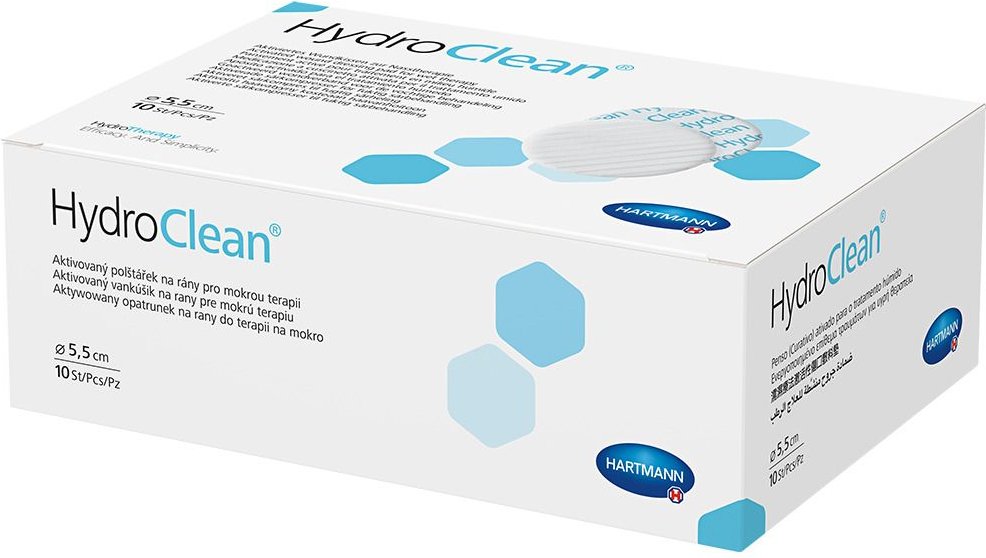 Hydroclean Kompressen 5,5 cm rund steril 10 St