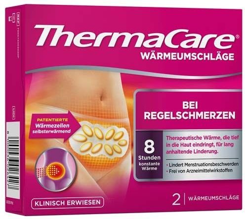 Thermacare bei Regelschmerzen 2 St Bandage(s)