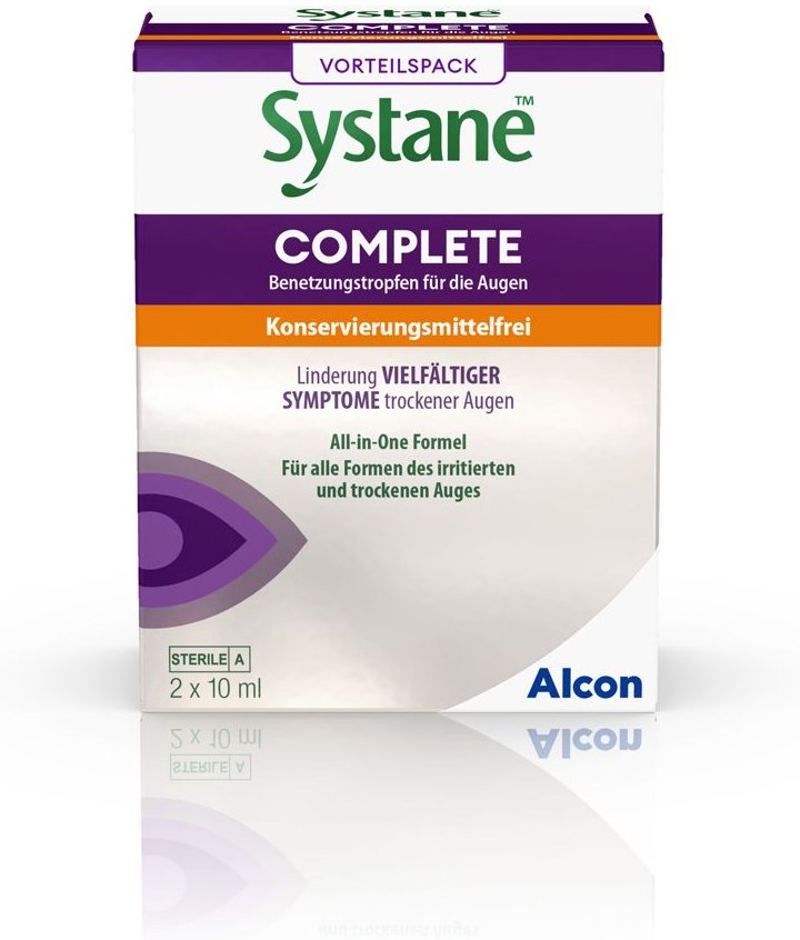 Systane Complete Benetzungstr.f.d.Aug.o.Konserv. 2x10 ml Augentropfen