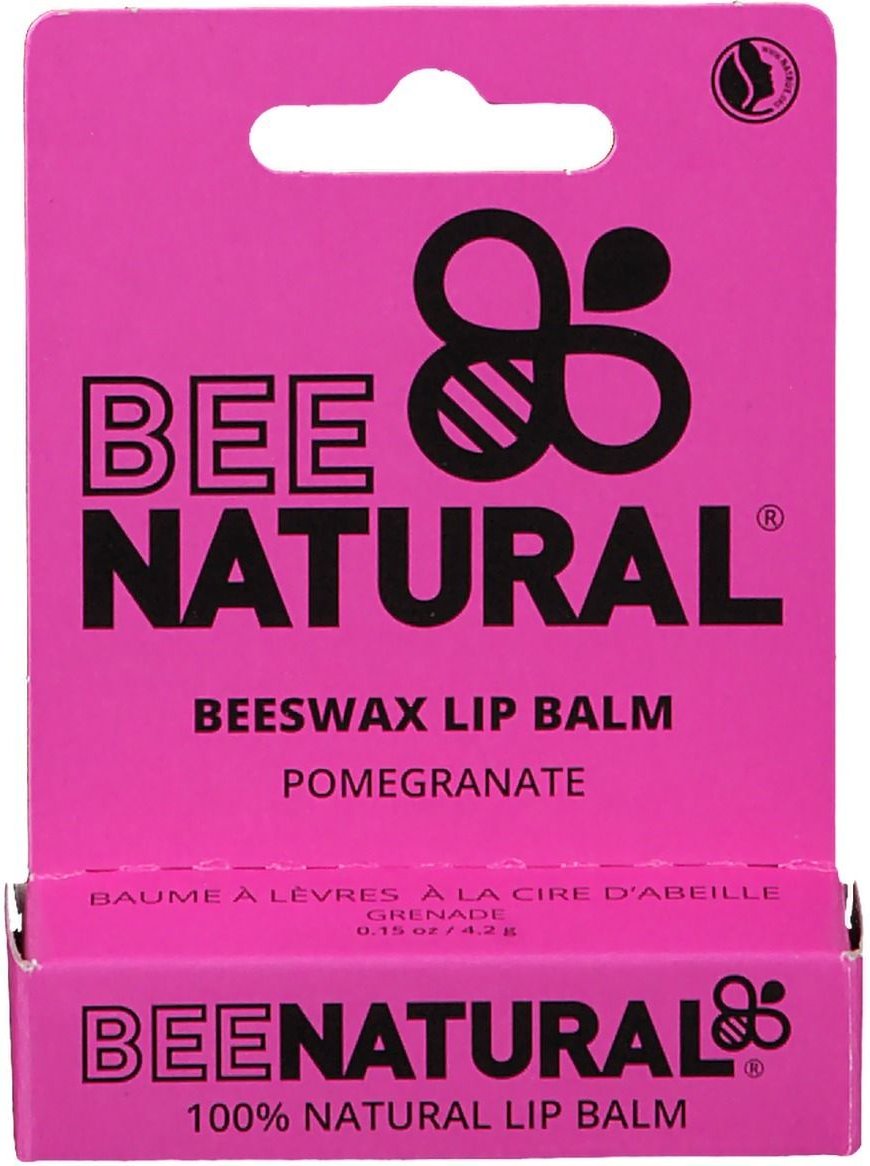 BEE Natural Lip Balm Pomegranate-Granatapfel 4,2 g Stifte