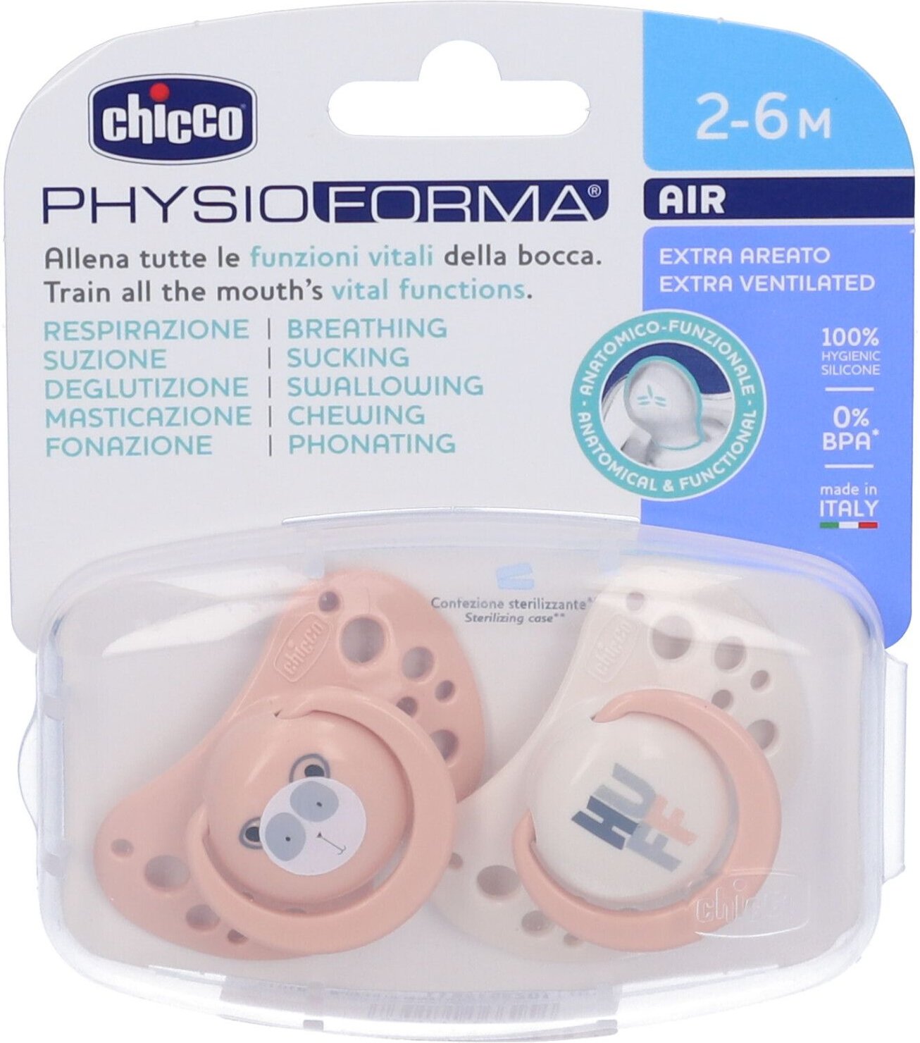 CH Succh AIR Rosa SIL 2-6M 2PZ 1 St Sauger