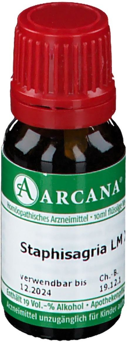 Staphisagria Arcana LM 12 Dilution