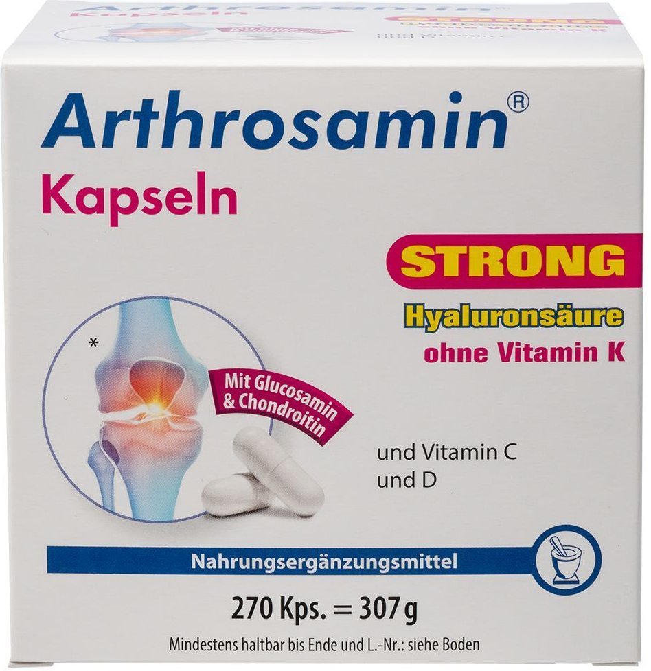 Arthrosamin strong ohne Vitamin K Kapseln 270 St