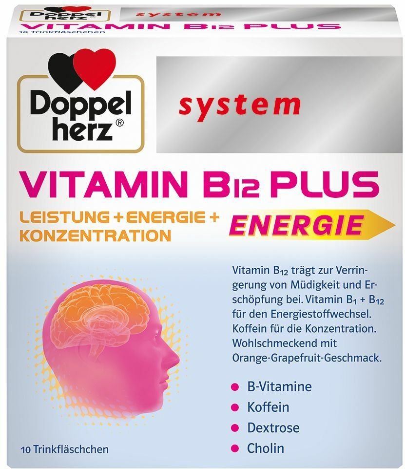 Doppelherz system Vitamin B12 Plus Trinkampullen