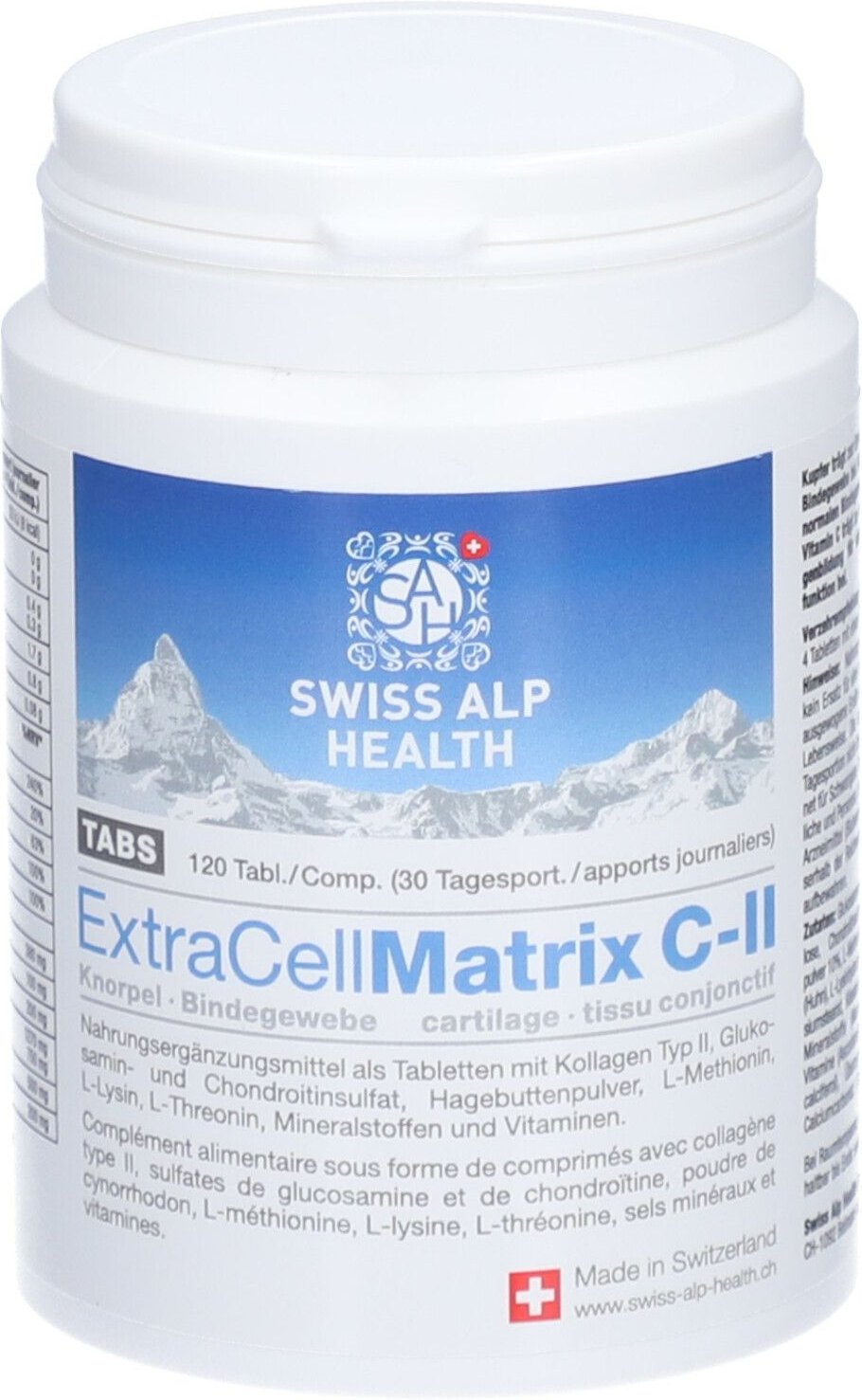 Extra Cell Matrix C-Ii Tabs für Gelenke 120 Stk St Compretten