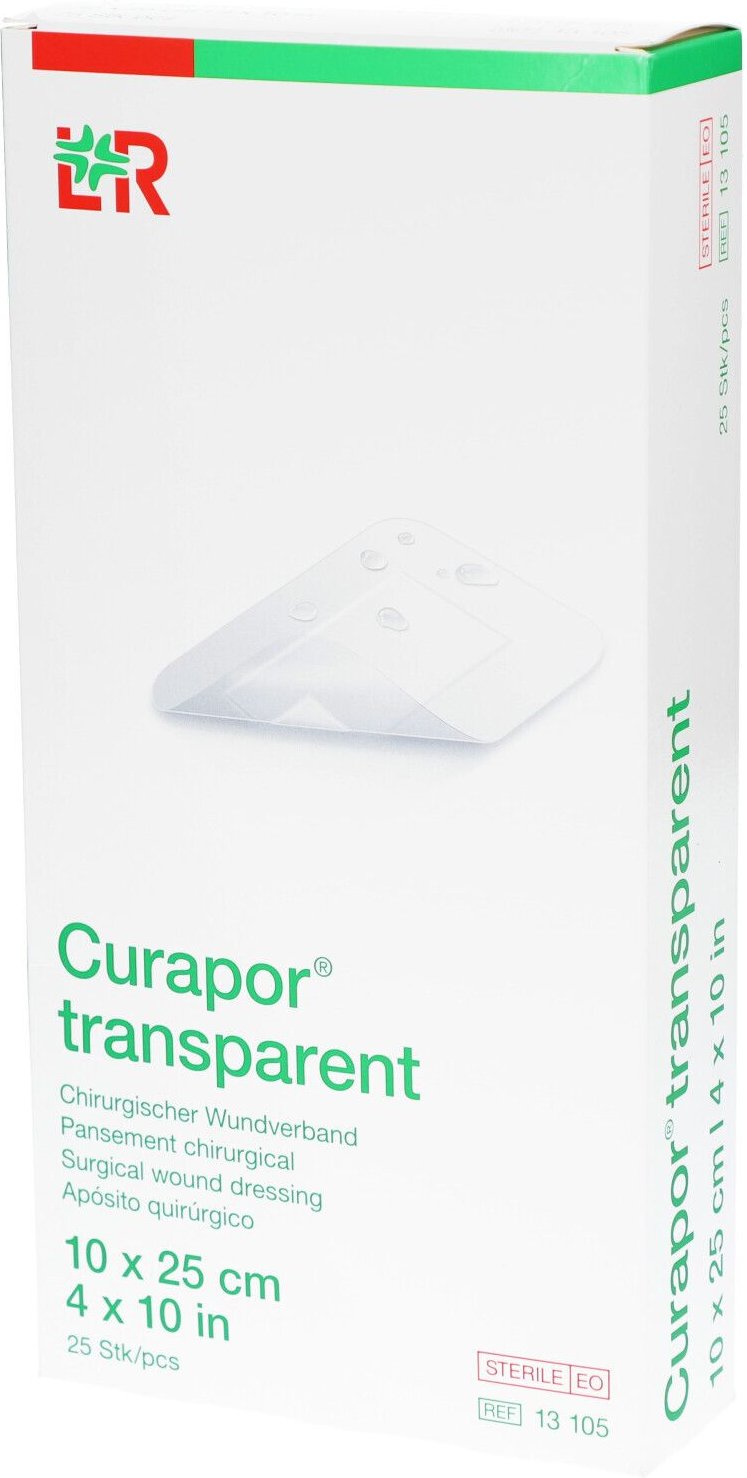 Curapor Wundverband steril transparent 10x25 cm 25 St Pflaster