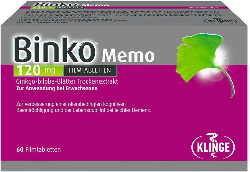 Binko Memo 120 mg Filmtabletten 60 St