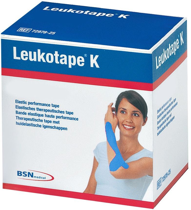 Leukotape K 2,5 cm blau 1 St Verband