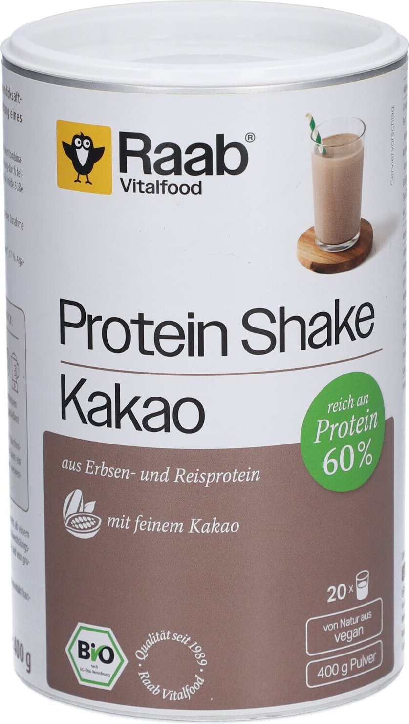 Raab Vitalfood Bio veganes Protein Kakao Pulver 400 g