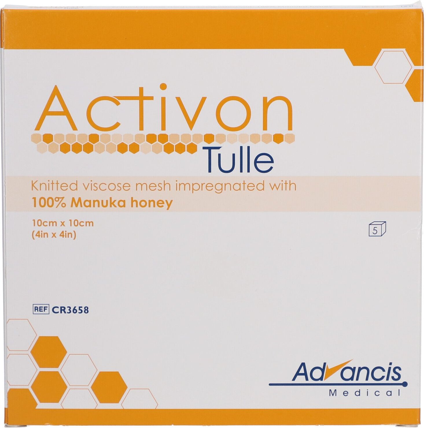 Algivon Honig Wundauflage 10x10 cm 5 St Wundgaze