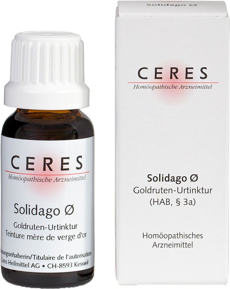 Ceres Solidago virgaurea Urtinktur 20 ml Tropfen zum Einnehmen