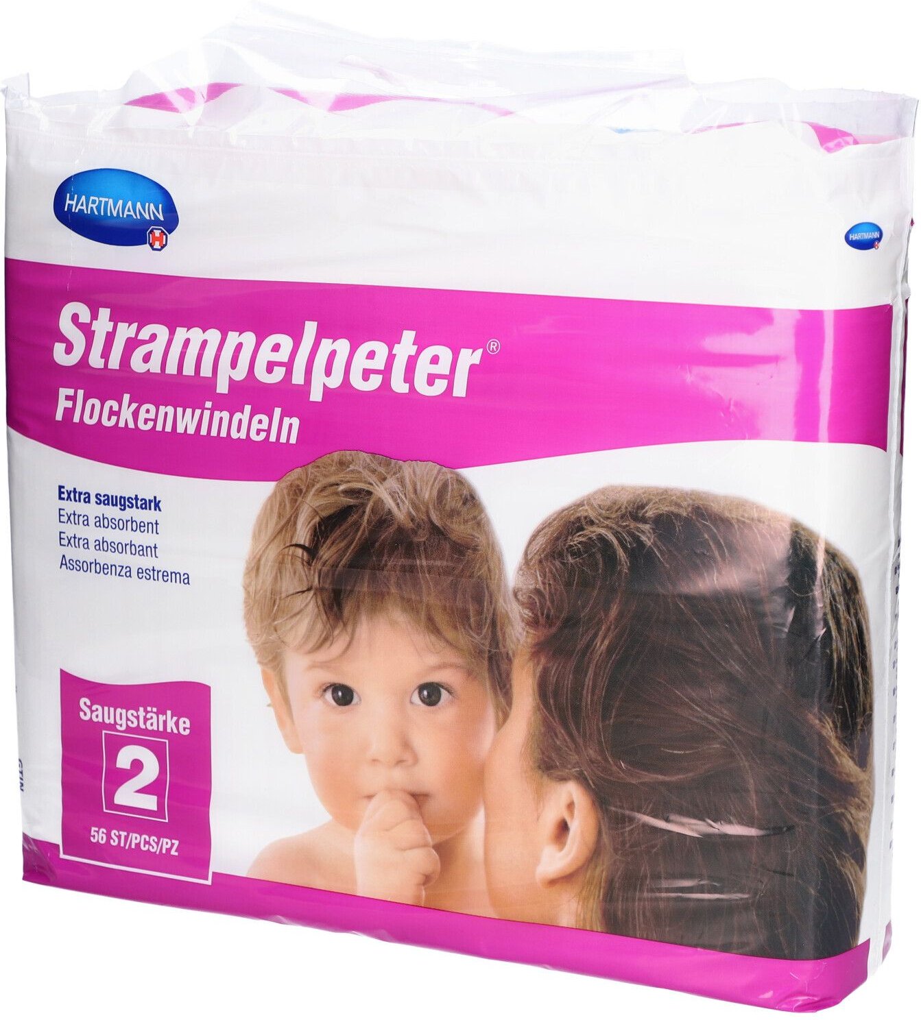 Thumbnail - Strampelpeter Flockenwindeln Saugstärke 2 56 St Windeln