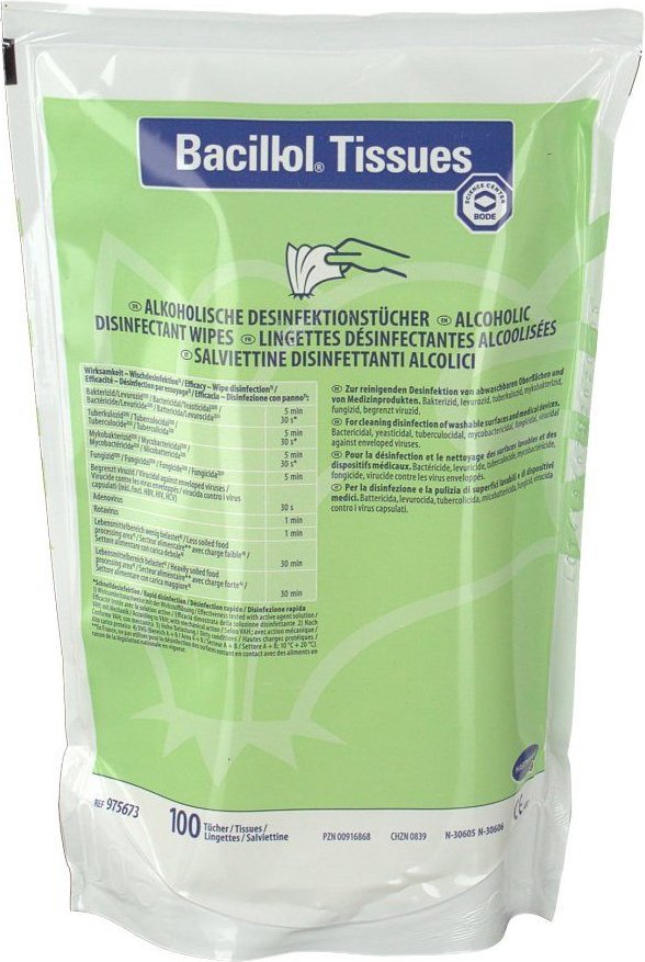 Thumbnail - Bacillol Tissues Nachfüllpackung 100 St Tücher