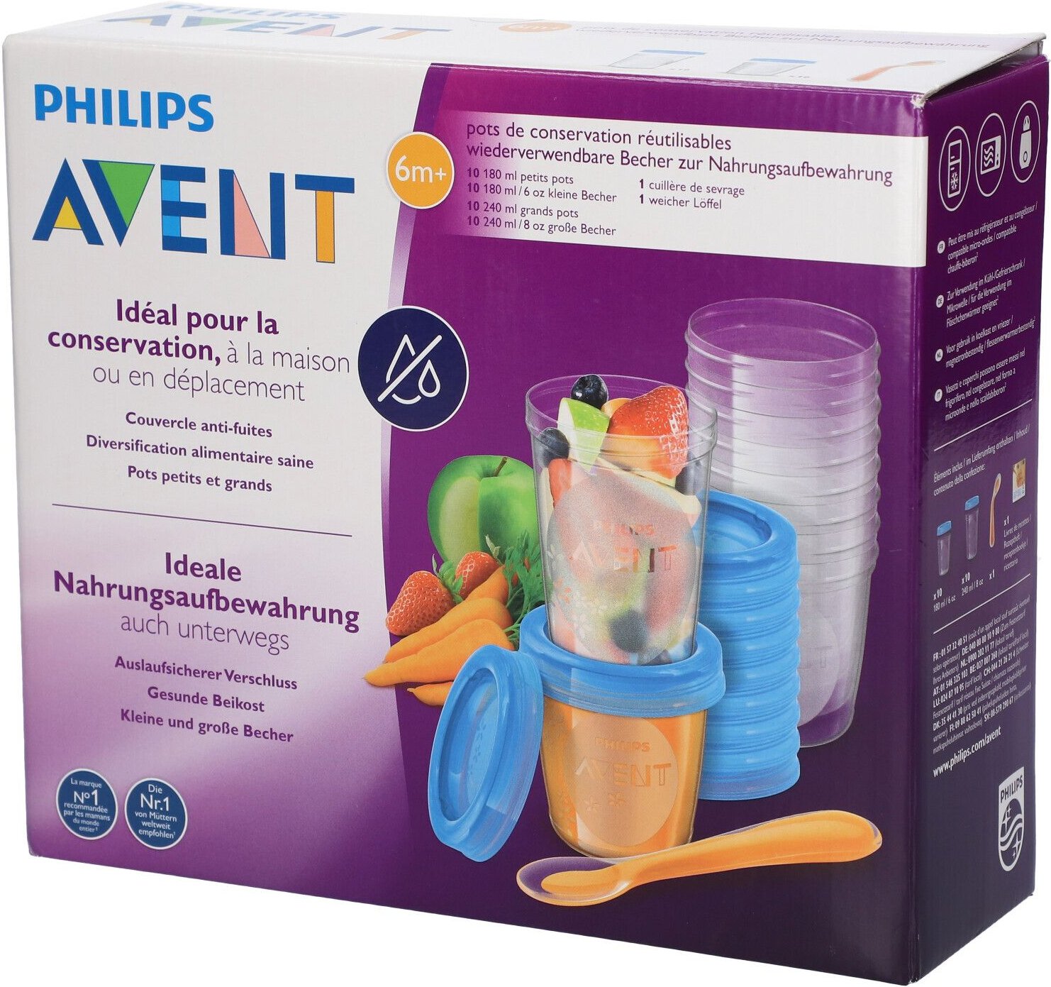 Thumbnail - Avent Via Natural Hapjesset 1 St Schnuller